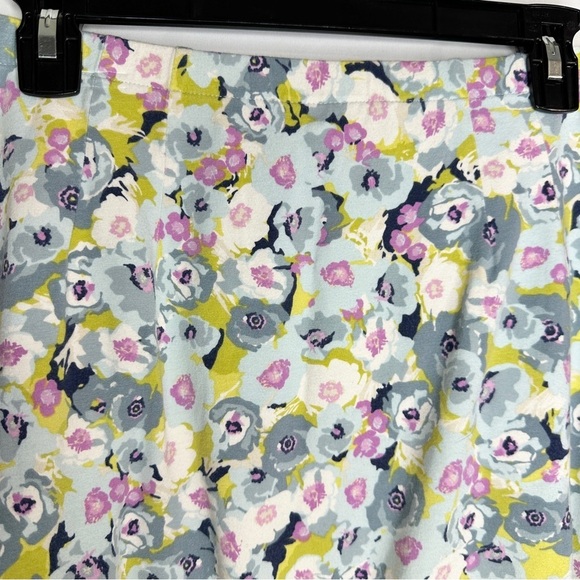 J. Jill Floral Print Stretch Pocket Knit Skirt Multicolor Women’s Size Medium - Picture 7 of 12